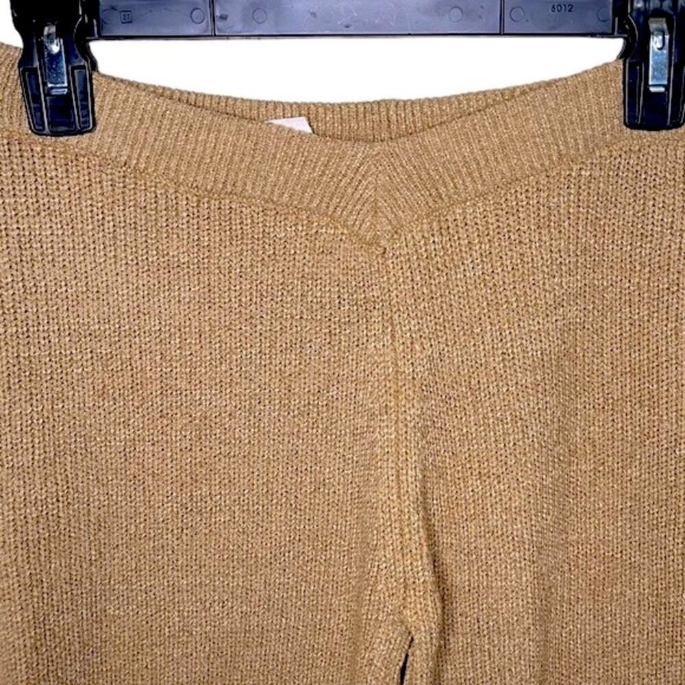 NWT SER•O•YA Brown London Pants Knit‎ Flare High Rise Slight V Waist Size Large - Picture 8 of 15